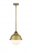  288-1S-BB-HFS-81-BB-LED - Hampden - 1 Light - 9 inch - Brushed Brass - Cord hung - Mini Pendant