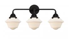  288-3W-BK-G531-LED - Oxford - 3 Light - 26 inch - Matte Black - Bath Vanity Light