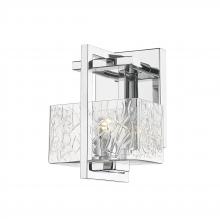  312-1W-PC-CL-LED - Striate - 1 Light - 5 inch - Polished Chrome - Bath Vanity Light