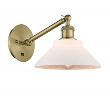  317-1W-AB-G131-LED - Orwell - 1 Light - 8 inch - Antique Brass - Sconce