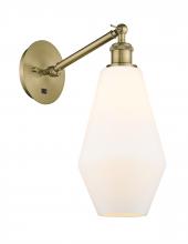  317-1W-AB-G651-7-LED - Cindyrella - 1 Light - 7 inch - Antique Brass - Sconce