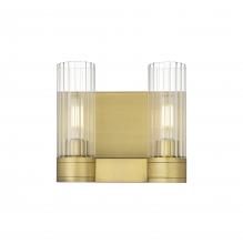  429-2W-BB-G429-8CL - Empire - 2 Light - 11 inch - Brushed Brass - Bath Vanity Light