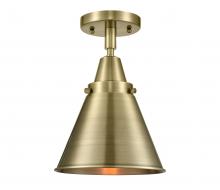  447-1C-AB-M13-AB-LED - Appalachian - 1 Light - 8 inch - Antique Brass - Flush Mount