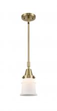  447-1S-AB-G181S-LED - Canton - 1 Light - 7 inch - Antique Brass - Mini Pendant