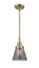  447-1S-AB-G63-LED - Cone - 1 Light - 6 inch - Antique Brass - Mini Pendant