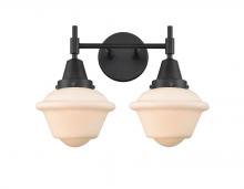  447-2W-BK-G531-LED - Oxford - 2 Light - 17 inch - Matte Black - Bath Vanity Light