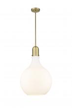  492-1S-BB-G581-16-LED - Amherst - 1 Light - 16 inch - Brushed Brass - Stem hung - Pendant