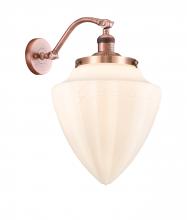  515-1W-AC-G661-12-LED - Bullet - 1 Light - 12 inch - Antique Copper - Sconce