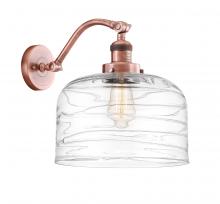  515-1W-AC-G713-L-LED - Bell - 1 Light - 12 inch - Antique Copper - Sconce