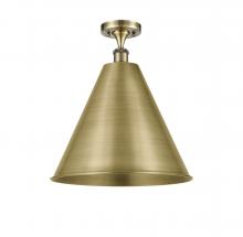  516-1C-AB-MBC-16-AB - Berkshire - 1 Light - 16 inch - Antique Brass - Semi-Flush Mount