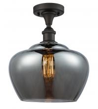  516-1C-OB-G93-L-LED - Fenton - 1 Light - 11 inch - Oil Rubbed Bronze - Semi-Flush Mount