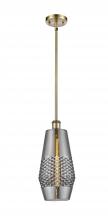  516-1S-AB-G683-7-LED - Windham - 1 Light - 7 inch - Antique Brass - Mini Pendant