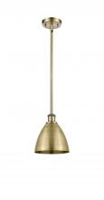  516-1S-AB-MBD-75-AB-LED - Bristol - 1 Light - 8 inch - Antique Brass - Pendant