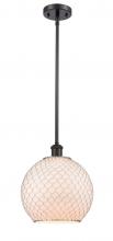  516-1S-OB-G121-10CSN - Farmhouse Chicken Wire - 1 Light - 10 inch - Oil Rubbed Bronze - Mini Pendant