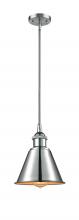  516-1S-PC-M8-LED - Smithfield - 1 Light - 7 inch - Polished Chrome - Mini Pendant