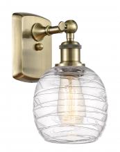  516-1W-AB-G1013-LED - Belfast - 1 Light - 6 inch - Antique Brass - Sconce