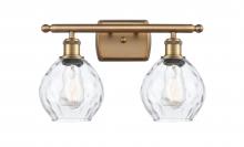  516-2W-BB-G362-LED - Waverly - 2 Light - 16 inch - Brushed Brass - Bath Vanity Light