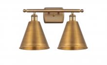  516-2W-BB-MBC-8-BB-LED - Berkshire - 2 Light - 18 inch - Brushed Brass - Bath Vanity Light