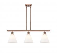  516-3I-AC-GBC-81-LED - Berkshire - 3 Light - 36 inch - Antique Copper - Cord hung - Island Light