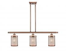  516-3I-AC-M18-AC - Nestbrook - 3 Light - 36 inch - Antique Copper - Multi Pendant