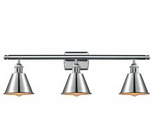  516-3W-PC-M8-LED - Smithfield - 3 Light - 27 inch - Polished Chrome - Bath Vanity Light