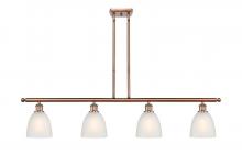  516-4I-AC-G381-LED - Castile - 4 Light - 48 inch - Antique Copper - Cord hung - Island Light