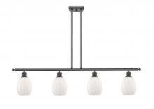  516-4I-BK-G81-LED - Eaton - 4 Light - 48 inch - Matte Black - Cord hung - Island Light