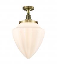 Innovations Lighting 517-1CH-AB-G661-12-LED - Bullet - 1 Light - 12 inch - Antique Brass - Semi-Flush Mount