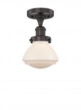  616-1F-OB-G321 - Olean - 1 Light - 7 inch - Oil Rubbed Bronze - Semi-Flush Mount