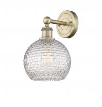  616-1W-AB-G122C-8CL - Athens - 1 Light - 8 inch - Antique Brass - Sconce