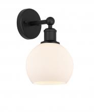  616-1W-BK-G121-6 - Athens - 1 Light - 6 inch - Matte Black - Sconce