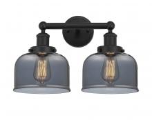  616-2W-BK-G73 - Bell - 2 Light - 17 inch - Matte Black - Bath Vanity Light