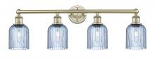  616-4W-AB-G559-5BL - Bridal Veil - 4 Light - 32 inch - Antique Brass - Bath Vanity Light