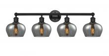  616-4W-BK-G93 - Fenton - 4 Light - 34 inch - Matte Black - Bath Vanity Light