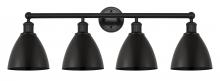  616-4W-BK-MBD-75-BK - Bristol - 4 Light - 35 inch - Matte Black - Bath Vanity Light