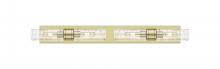  617S-4W-AB-G617-8DE - Boreas - 4 Light - 39 inch - Antique Brass - Bath Vanity Light