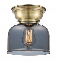  623-1F-AB-G73-LED - Bell - 1 Light - 8 inch - Antique Brass - Flush Mount