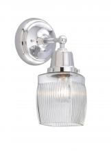  623-1W-PC-G302 - Colton - 1 Light - 6 inch - Polished Chrome - Sconce