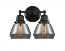  623-2W-BK-G173 - Fulton - 2 Light - 15 inch - Matte Black - Bath Vanity Light