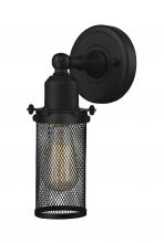  900-1W-BK-CE219-BK-LED - Quincy Hall - 1 Light - 5 inch - Matte Black - Sconce