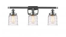  916-3W-PC-G513 - Bell - 3 Light - 26 inch - Polished Chrome - Bath Vanity Light