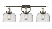  916-3W-PN-G74 - Bell - 3 Light - 28 inch - Polished Nickel - Bath Vanity Light