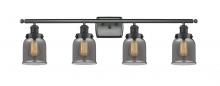  916-4W-BK-G53-LED - Bell - 4 Light - 36 inch - Matte Black - Bath Vanity Light