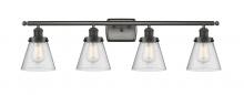  916-4W-OB-G64-LED - Cone - 4 Light - 36 inch - Oil Rubbed Bronze - Bath Vanity Light