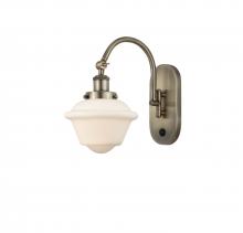  918-1W-AB-G531-LED - Oxford - 1 Light - 8 inch - Antique Brass - Sconce