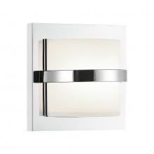  S15807CH - 1 LT 7”W "BRAMPTON" CHROME WALL SCONCE