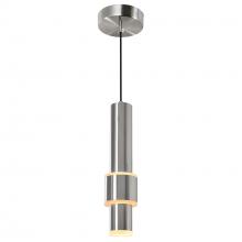  1390P5-1-606 - Lena LED Integrated Mini Pendant With Satin Nickel Finish