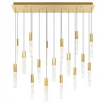  1589P48-17-624-RC - Greta Integrated LED Brass Chandelier