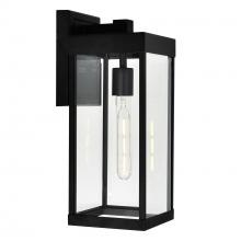  1695W6-1-101 - Windsor 1 Light Black Outdoor Wall Light