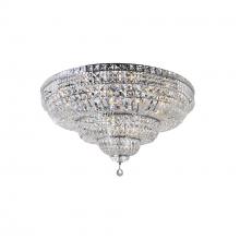  8003C36C - Stefania 21 Light Bowl Flush Mount With Chrome Finish